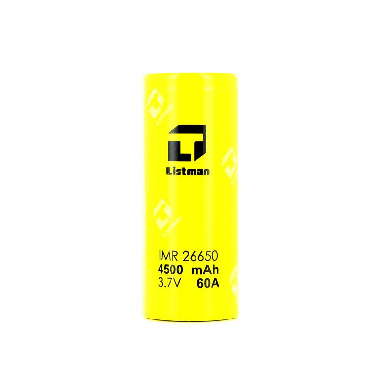 ACCU 60A 26650 4500 MAH LISTMAN