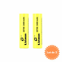 ACCU 40A 20700 3400MAH LISTMAN