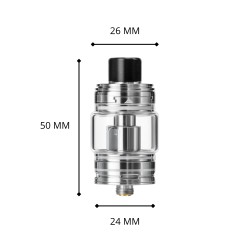 MQ Tank – Clearomizer 24mm SS316L | VTN Coils compatible