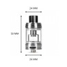 MQ Tank – Clearomizer 24mm SS316L | VTN Coils compatible