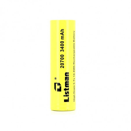 ACCU 40A 20700 3400MAH LISTMAN